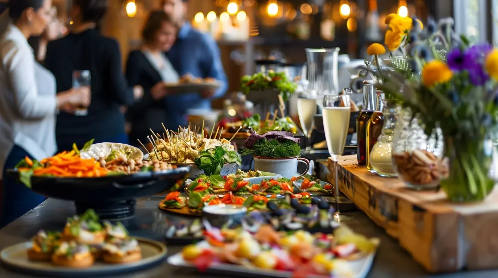Repas d'évènement à Fay-Aux-Loges